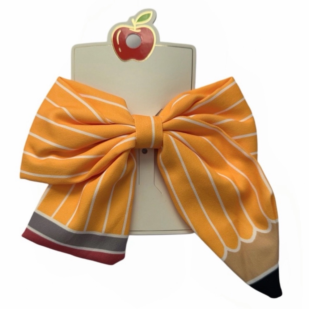 Target Pencil Theme Hair Bow for Kids #45